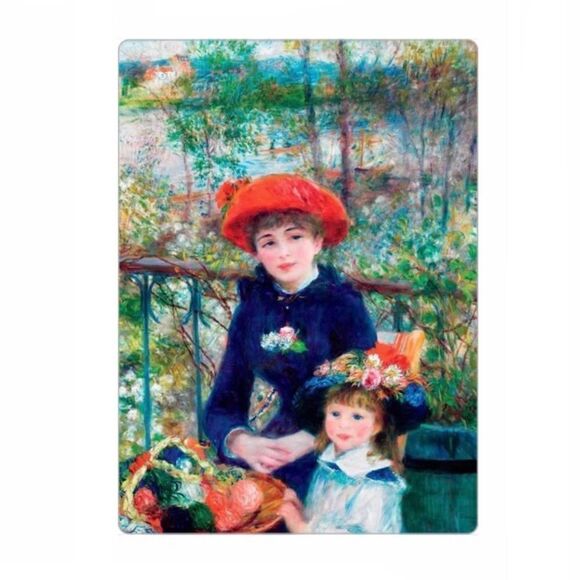 Renoir Two Sisters (On the Terrace) Magnet - Picture 1 of 2